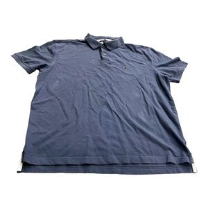 Tommy Hilfiger Mens Size XL Short Sleeve Polo Shirt Light Blue